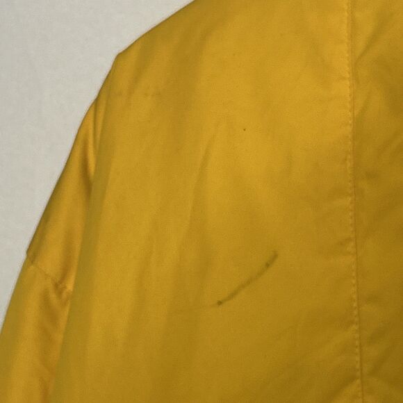 VTG Polo Ralph Lauren Insulated Zip Parka Mens XL Jacket Yellow Black Sailor - Picture 5 of 7